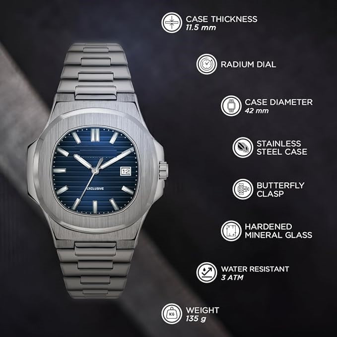 "Luxury in Every Tick – Explore Stainless Steel Sophistication"
