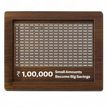 1,00,000 Rupees Savings Challenge Box - Build Wealth Step by Step