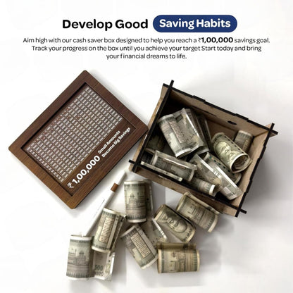 1,00,000 Rupees Savings Challenge Box - Build Wealth Step by Step