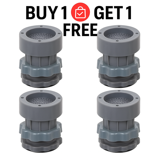Washing Machine Vibration Pads, Floor Trays, Refrigerator Stand (4 Pcs Set X 2)